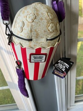 Loungefly Killer Klowns From Outer Space Popcorn Crossbody Bag